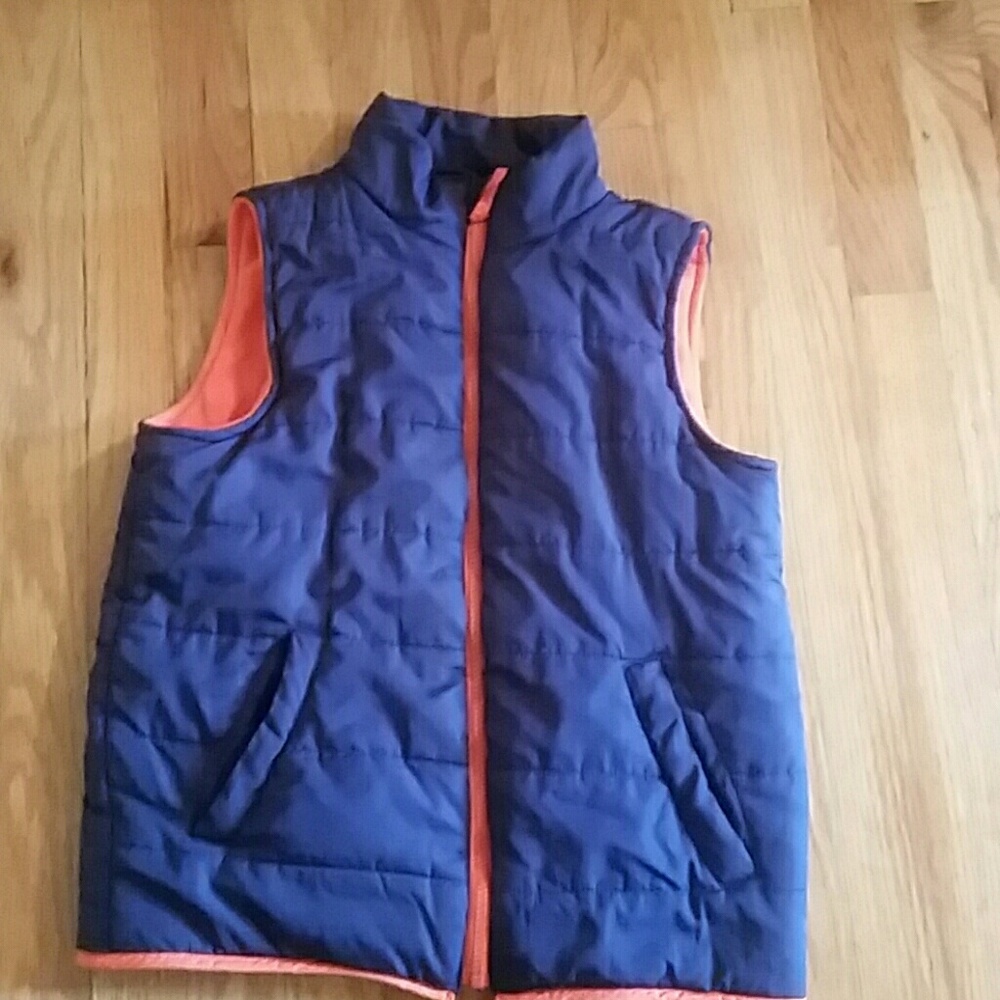 Boys fleece lined puffer vest